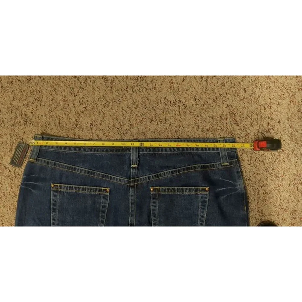 Tommy Hilfiger Open Back Slit Blue Jean Skirt Plus Women Sz 20 NWT - Knew Length